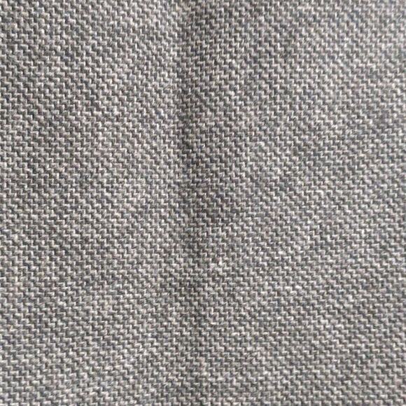 Prana Quincy Skirt Grey Coal Wool Blend Wrap Buckle Closure Plaid Lining Size M - Picture 2 of 9